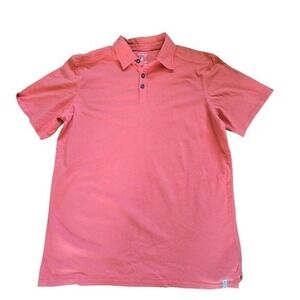 Old Ranch NWOT Men's Coral Polo Shirt Short Sleeve Size Medium NEW‎
